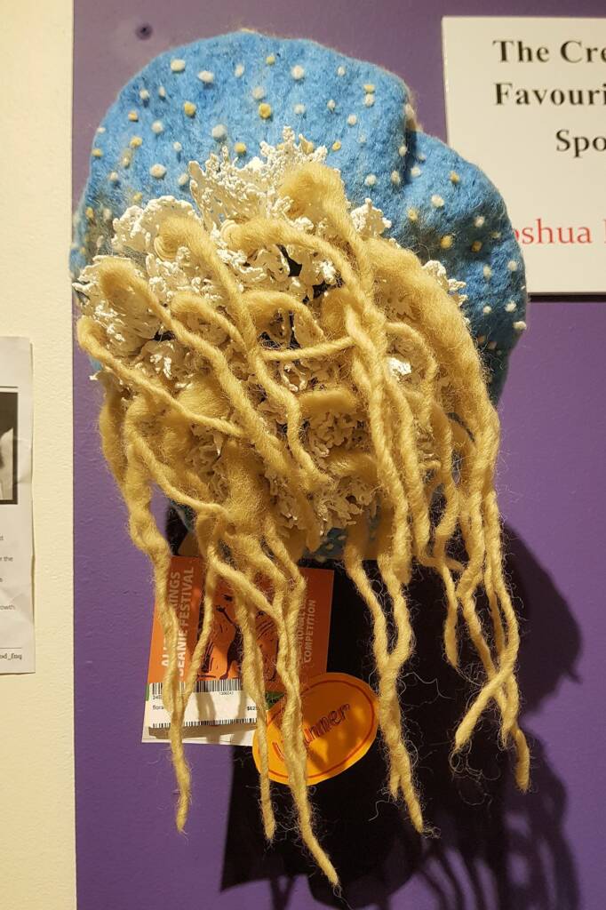 Floral Reef by Mellisa Trommestad, Cairns QLD - Alice Springs Beanie Festival 2024