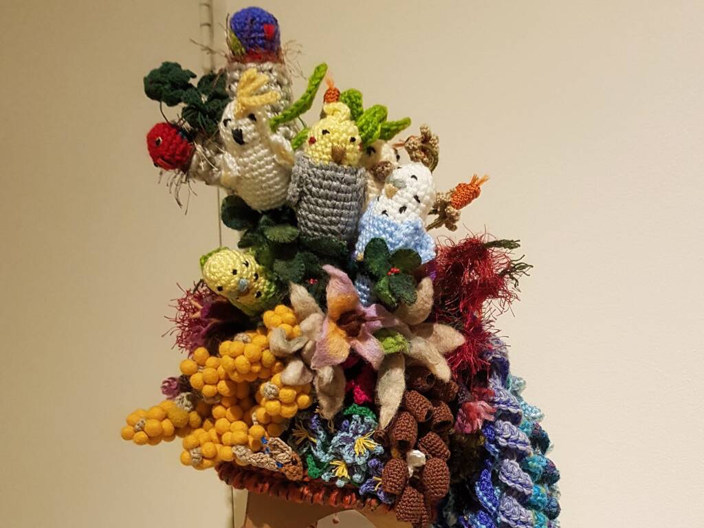 Listen, by Renate Kirkpatrick - Alice Springs Beanie Festival 2024