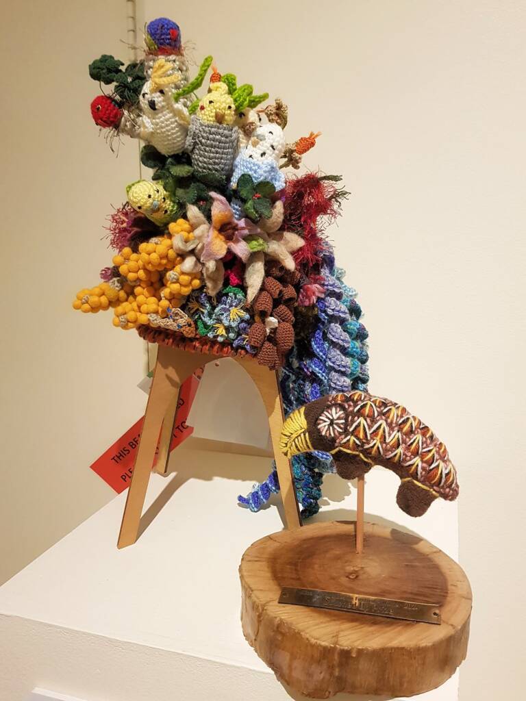 Listen, by Renate Kirkpatrick - Alice Springs Beanie Festival 2024