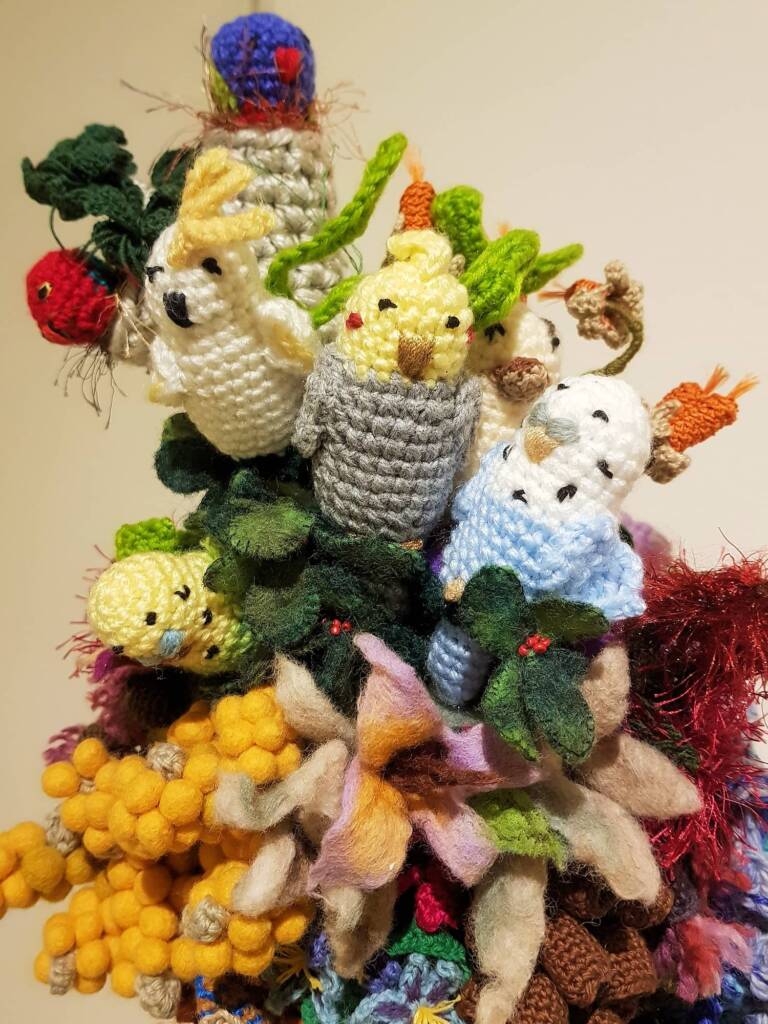 Listen, by Renate Kirkpatrick - Alice Springs Beanie Festival 2024
