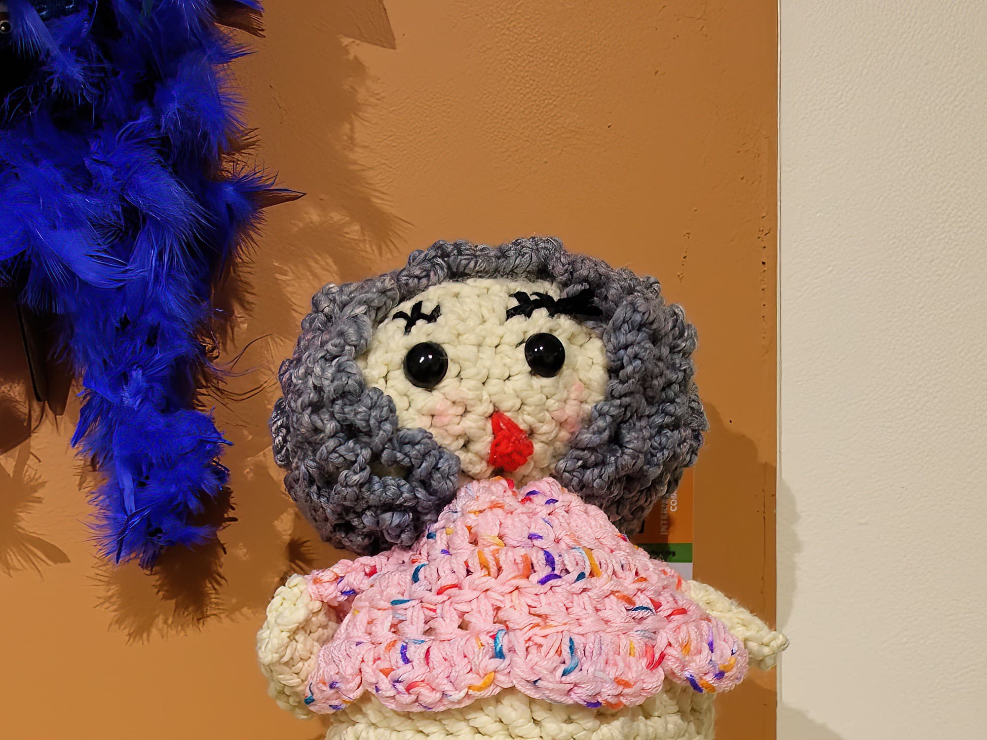 My Doll, by Denise Carter, Ohio USA - Alice Springs Beanie Festival 2024