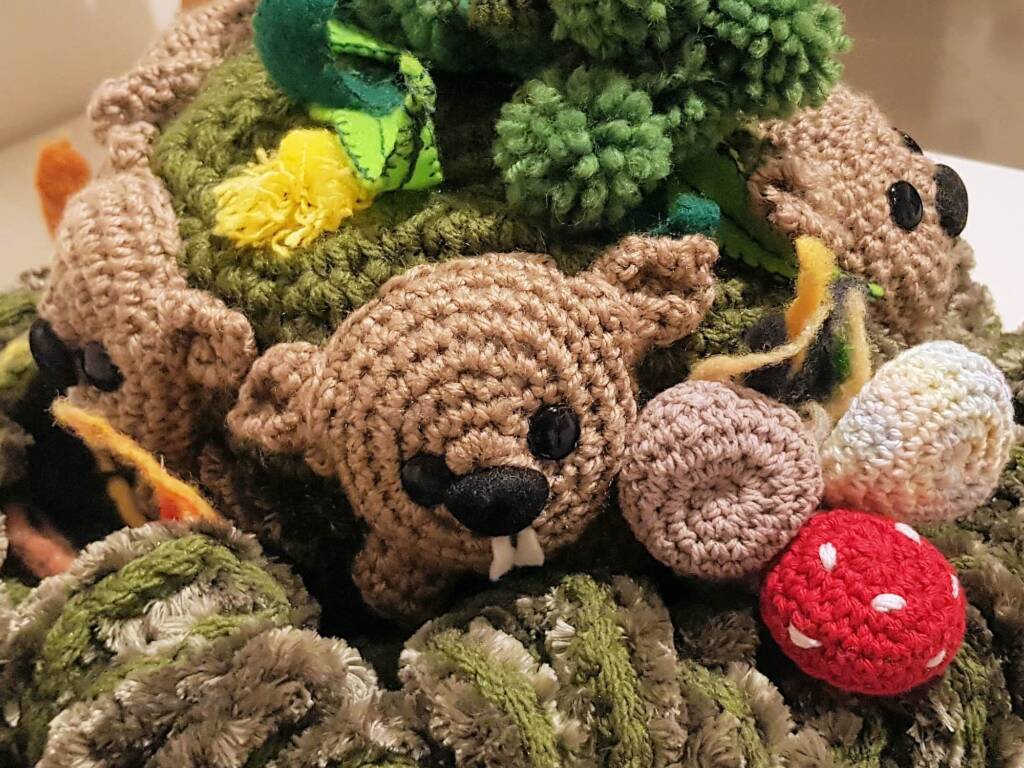 Walkabout Wombats, by Pat Robshaw, Banora Point NSW - Alice Springs Beanie Festival 2024