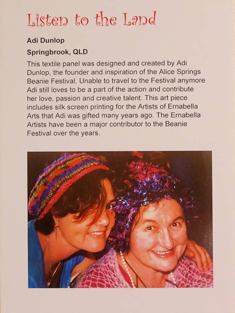 Listen to the Land - Adi Dunlop - Alice Springs Beanie Festival 2024