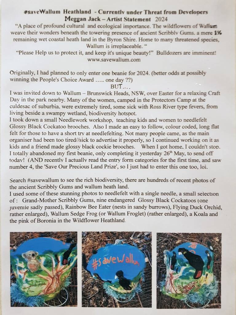 #saveWallum Heathland, Meggan Jack - Artist Statement 2024