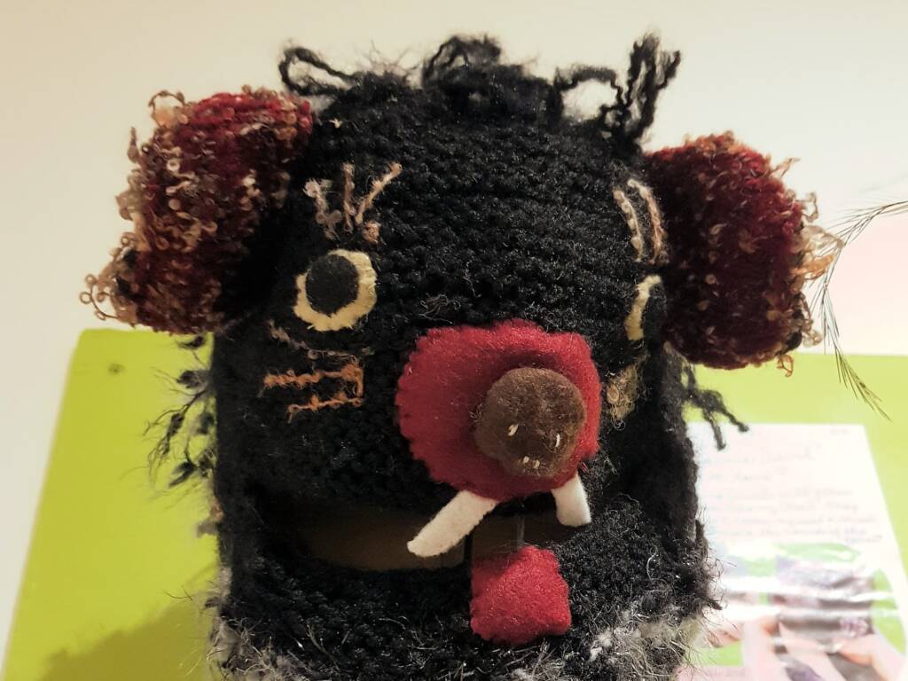 Tassie Devil, by Louise Thackray - Alice Springs Beanie Festival 2024
