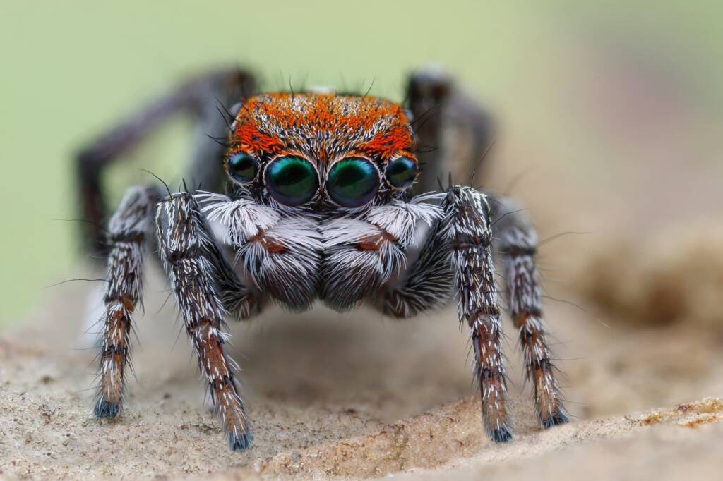 Maratus amabilis, Mount Kaputar NSW © Michael Doe