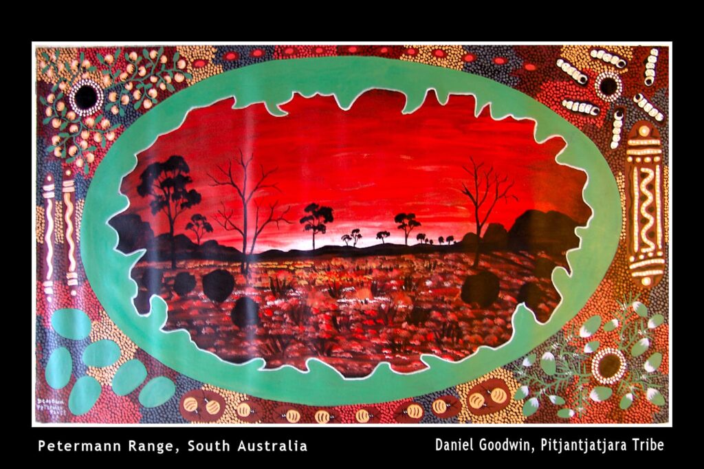 Petermann Range SA (2007) by Daniel Goodwin Tjinta Tjinta