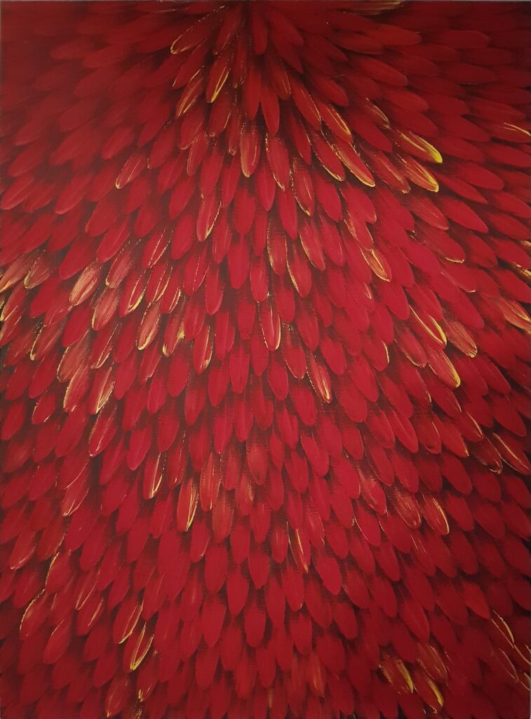 Emu Dreaming, 2008 © Raymond Walters Japanangka