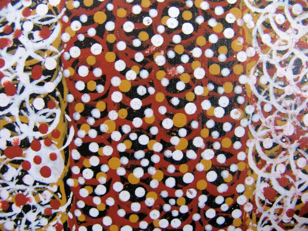 Bush Seed Dreaming, 2008 (closeup) © Keith Morgan Pitjara