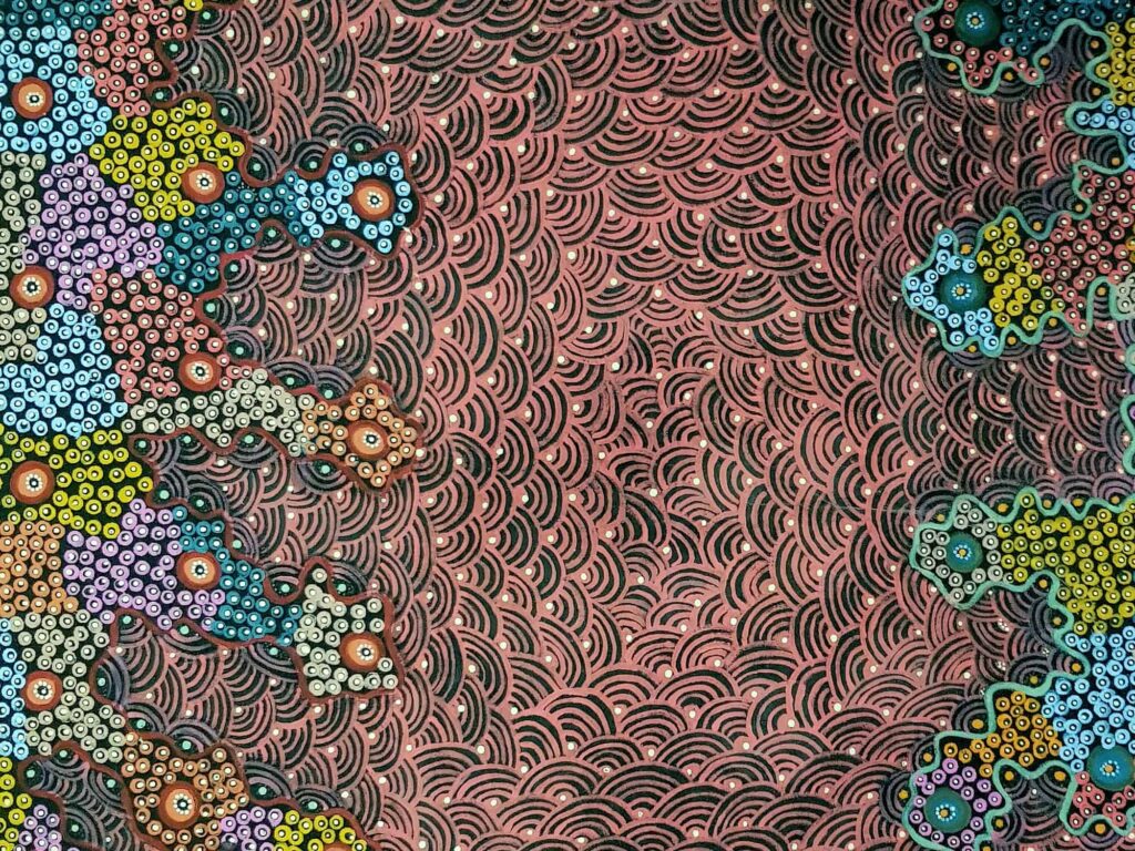 Putipulawa (Pretty Bush Flower), 2010 (closeup) © Janet Tjitayi