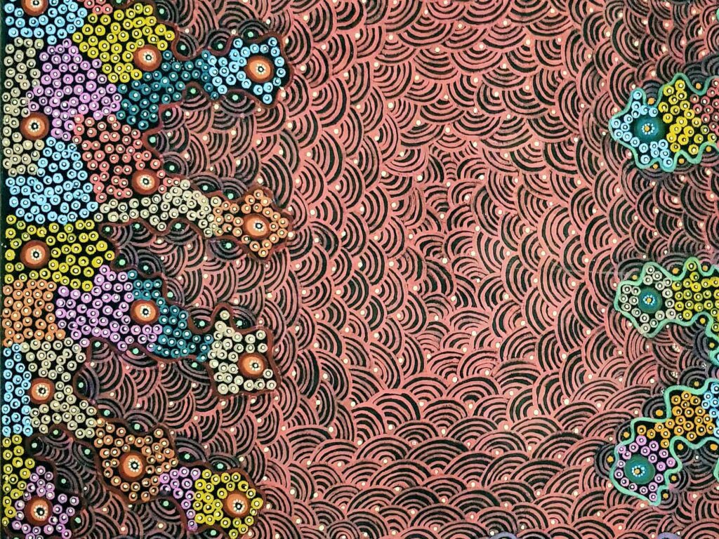 Putipulawa (Pretty Bush Flower), 2010 (closeup) © Janet Tjitayi