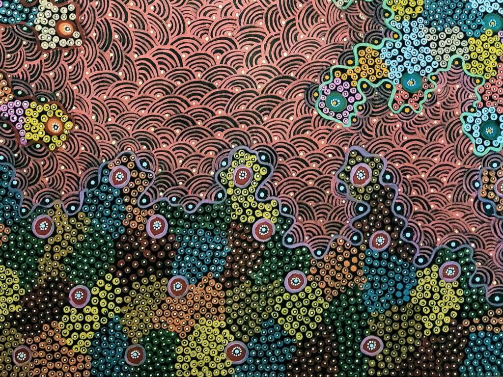 Putipulawa (Pretty Bush Flower), 2010 (closeup) © Janet Tjitayi