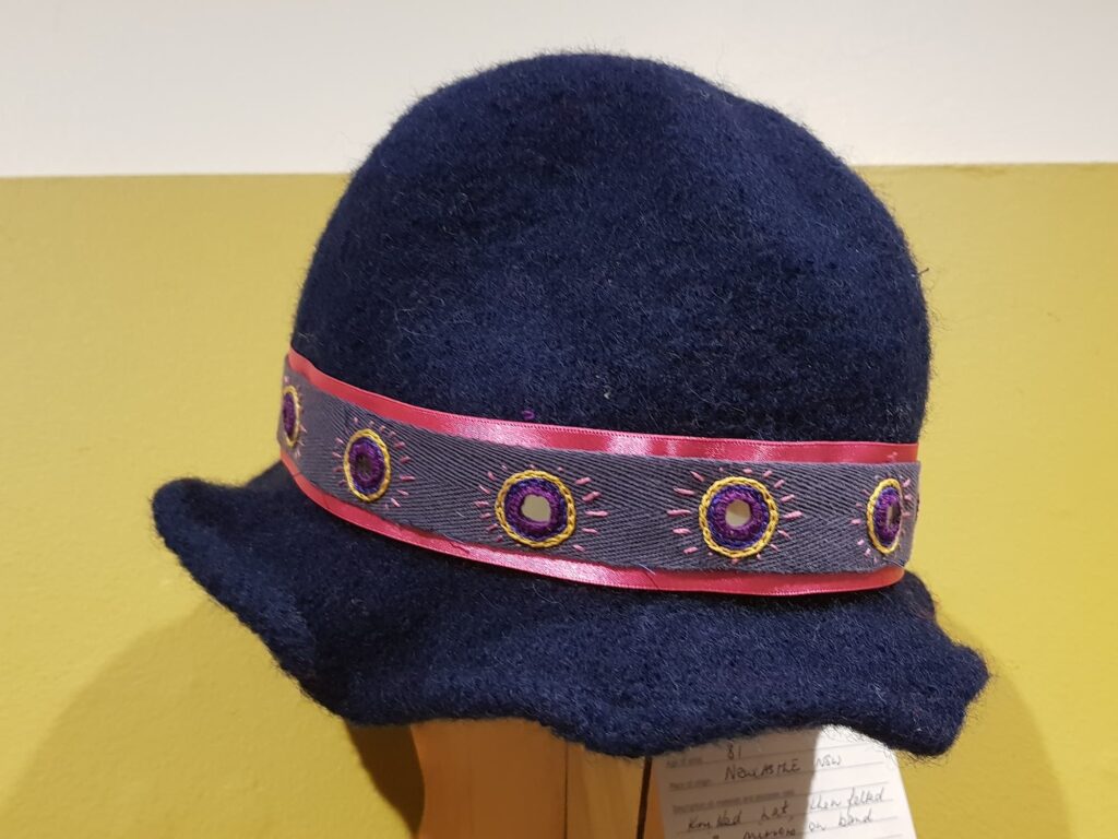 Blue Moon by Liz Thwaites, Alice Springs Beanie Festival 2025