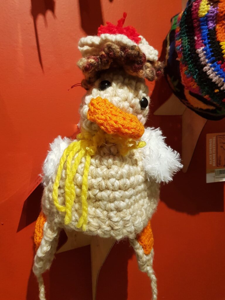 Chicken Little by Denise Carter, USA, Alice Springs Beanie Festival 2025