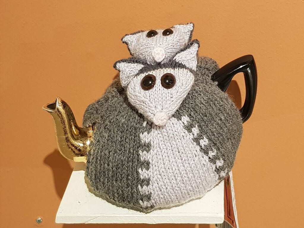 Mum and Me by Lyn Paterson, Healesville VIC, Alice Springs Beanie Festival 2025