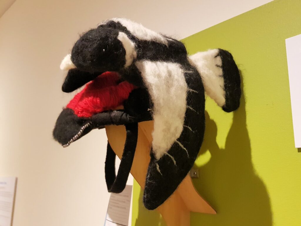 One Fowl Swoop by Charlote, Madison and Jasmine (The Alice Springs Steiner School), Alice Springs Beanie Festival 2025