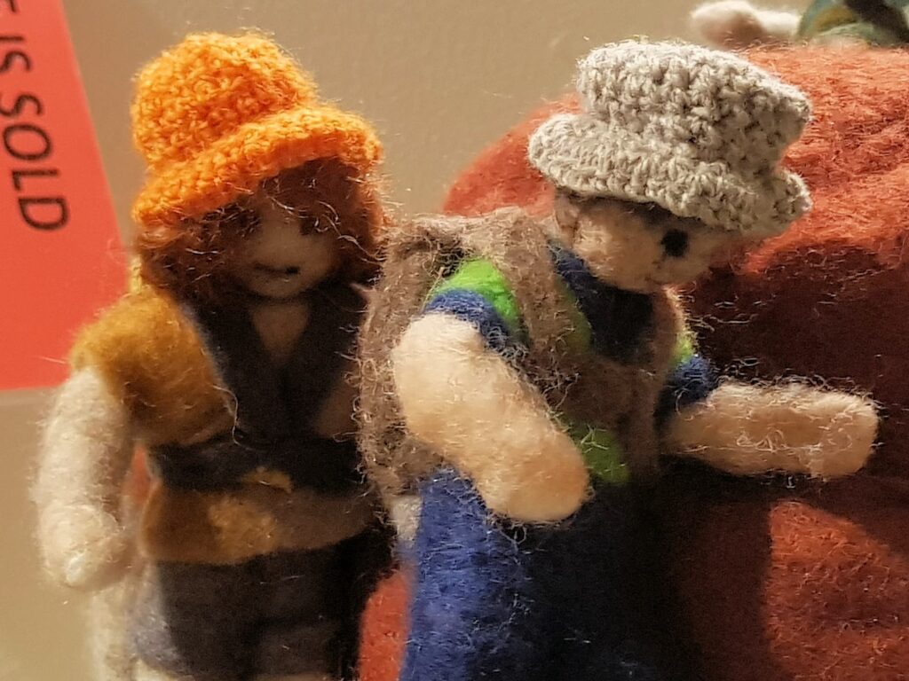 Onwards and upwards by Dina Van Der Gaag, Adelaide Hills SA, Alice Springs Beanie Festival 2025