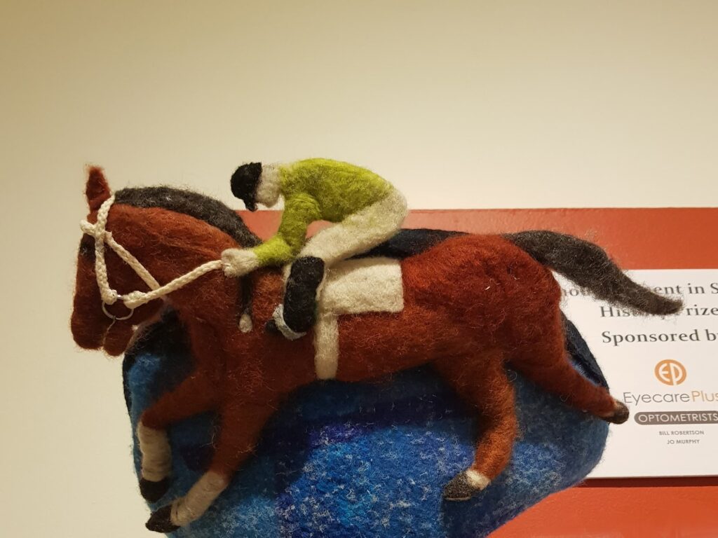 Phar Lap by Cherrelle Nicholson, Alice Springs Beanie Festival 2025