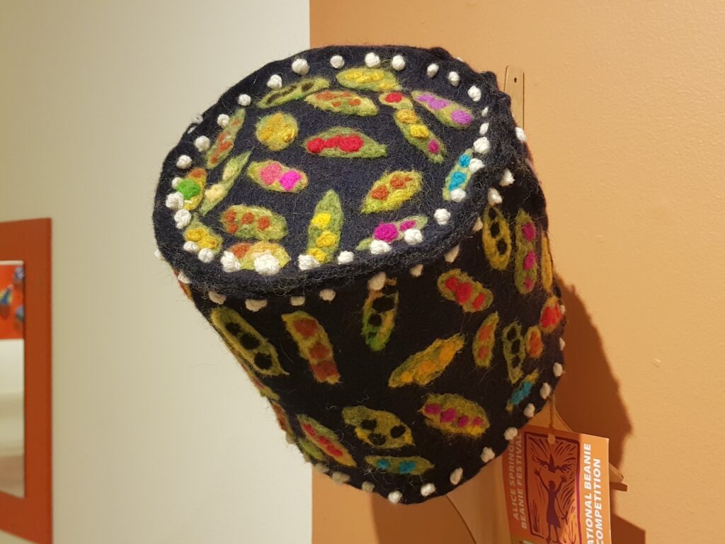 Untitled by Rene Douglas, Alice Springs Beanie Festival 2025