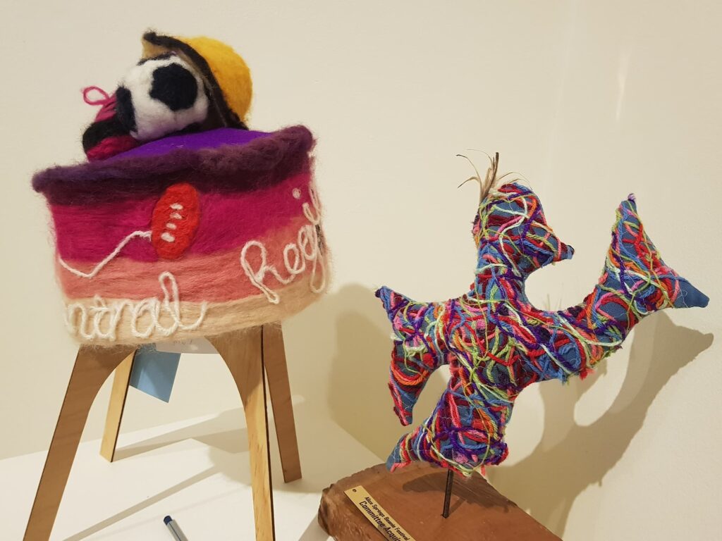 We are Central Region by Anok, Memphis and Charlotte (The Alice Springs Steiner School), Alice Springs Beanie Festival 2025
