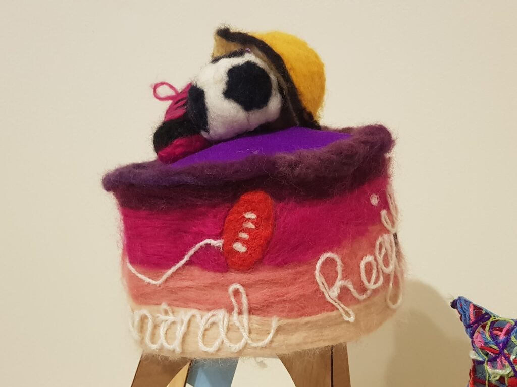 We are Central Region by Anok, Memphis and Charlotte (The Alice Springs Steiner School), Alice Springs Beanie Festival 2025