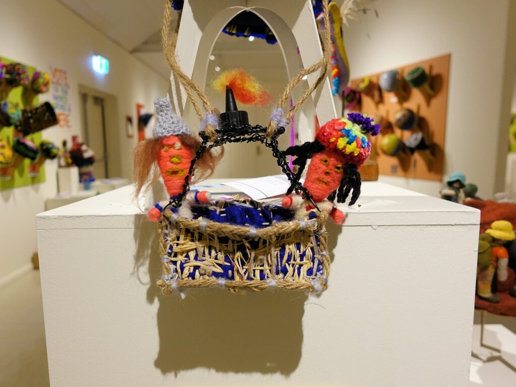 Hot Airballoon Racing by Kristian Malinski, Alice Springs NT - Alice Springs Beanie Festival 2025