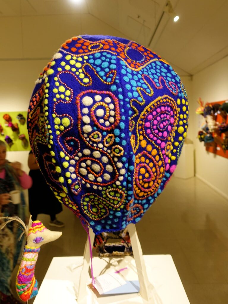 Hot Airballoon Racing by Kristian Malinski, Alice Springs NT - Alice Springs Beanie Festival 2025