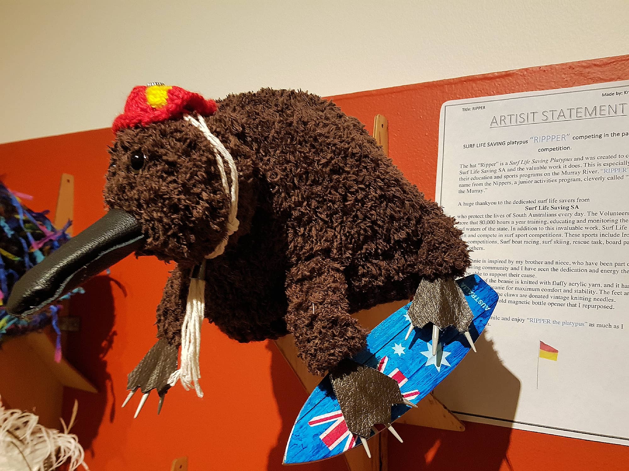 Ripper by Kristin Merritt SA, Alice Springs Beanie Festival 2025