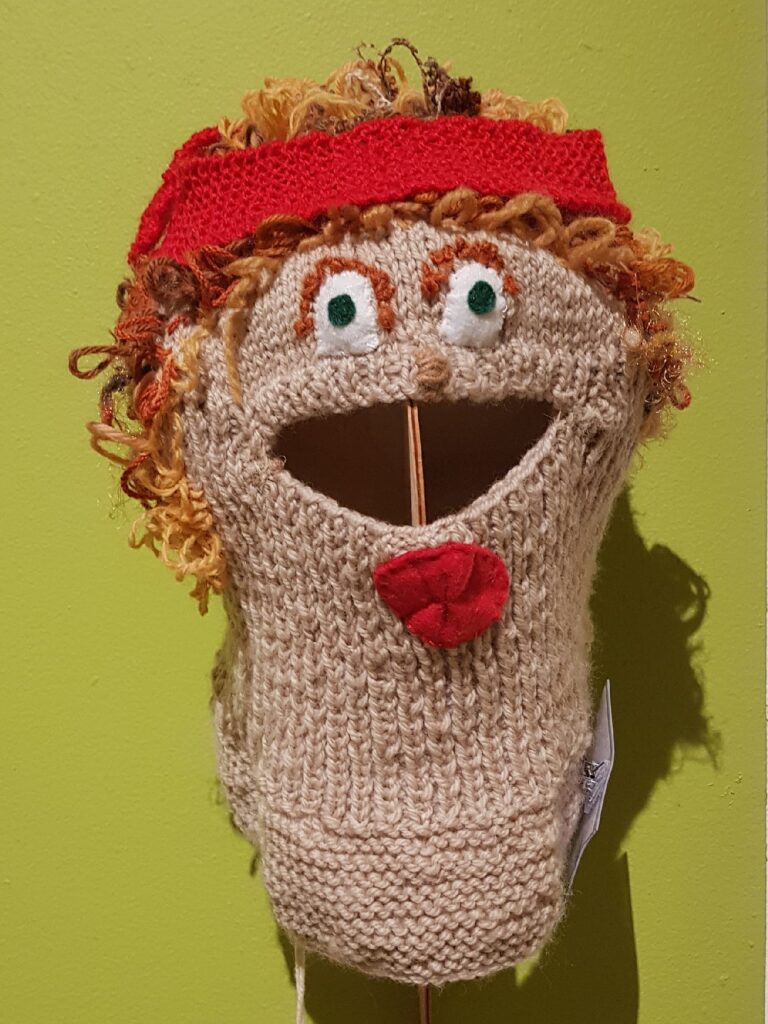 You Can't Be Serious! by Louise Thackray (Special mention Sporting Legend), Alice Springs Beanie Festival 2025