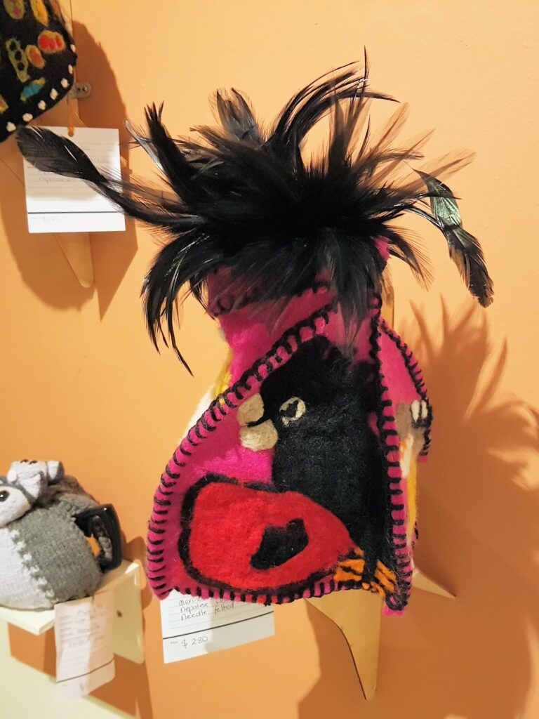 II by Kushia Young, Tapatjatjaka Art Titjikala, Alice Springs Beanie Festival 2025