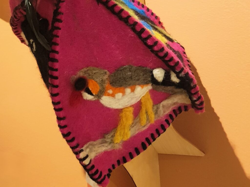 II by Kushia Young, Tapatjatjaka Art Titjikala, Alice Springs Beanie Festival 2025