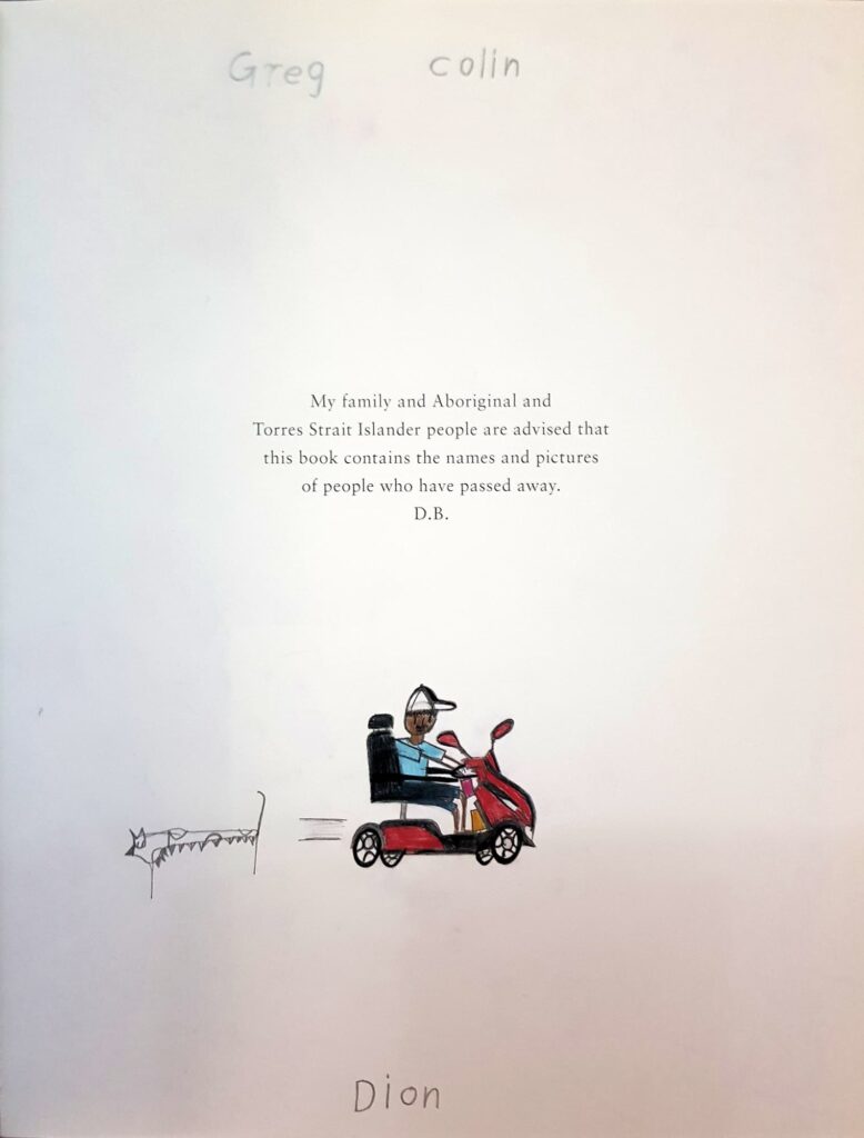 Cheeky Dogs To Lake Nash and Back, signed by Dion Beasley