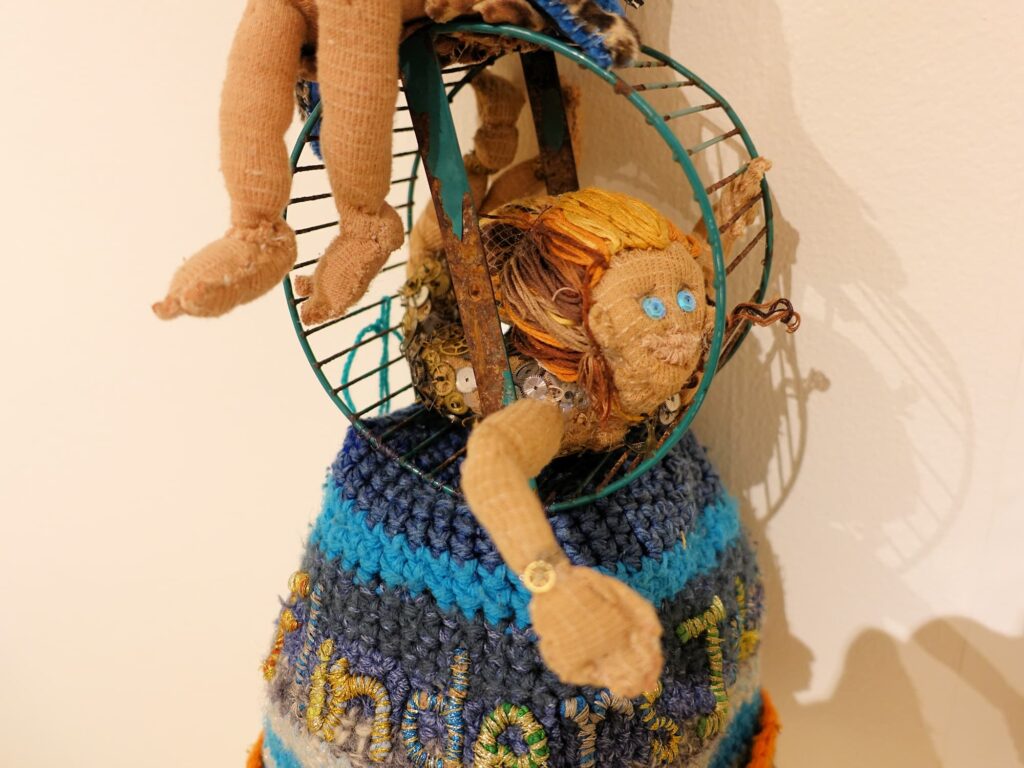 'Escape Captivity' is a self-portrait in a beanie by Esther Zoe Nunn