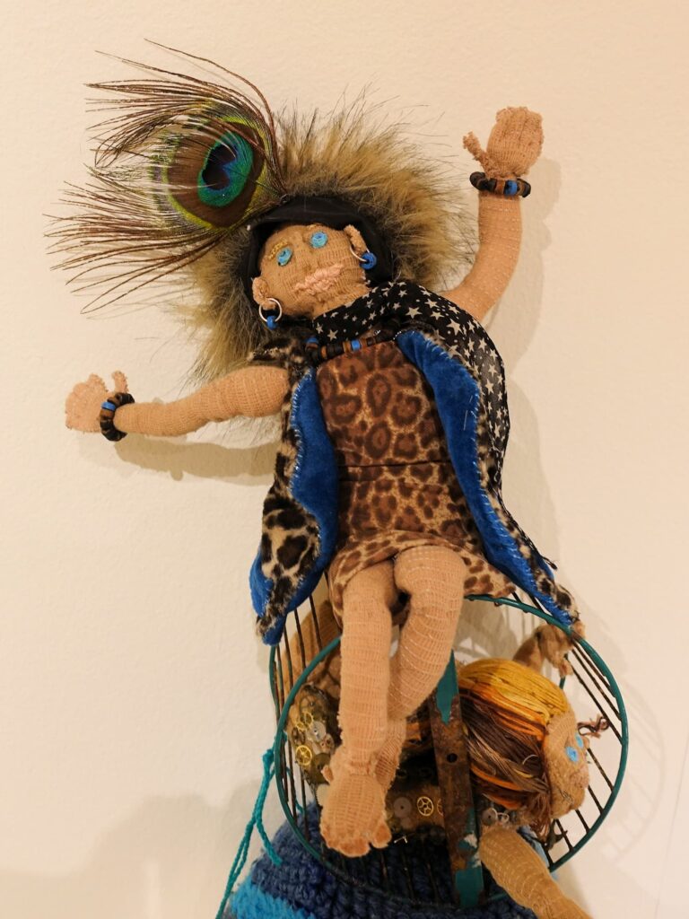 'Escape Captivity' is a self-portrait in a beanie by Esther Zoe Nunn