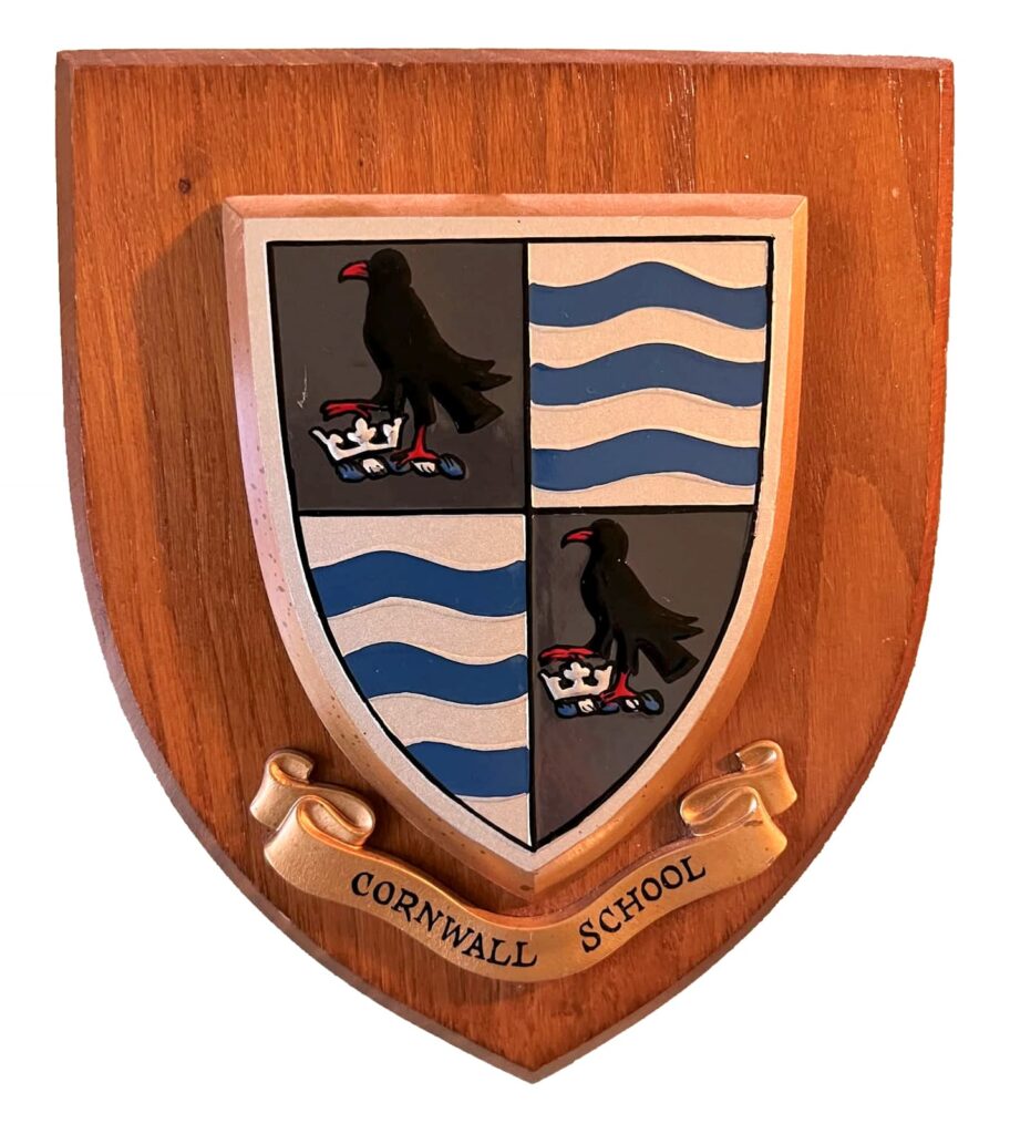 Cornwall School plaque