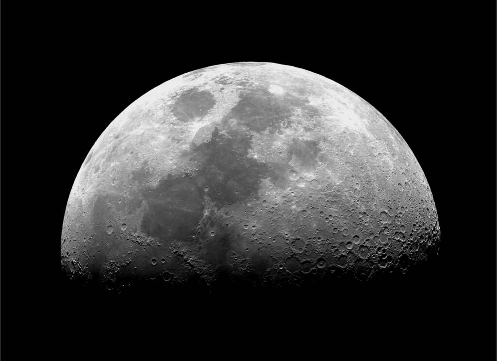 The Moon - "Baker Observatory" - Photographer © Darren Chase, Woomera