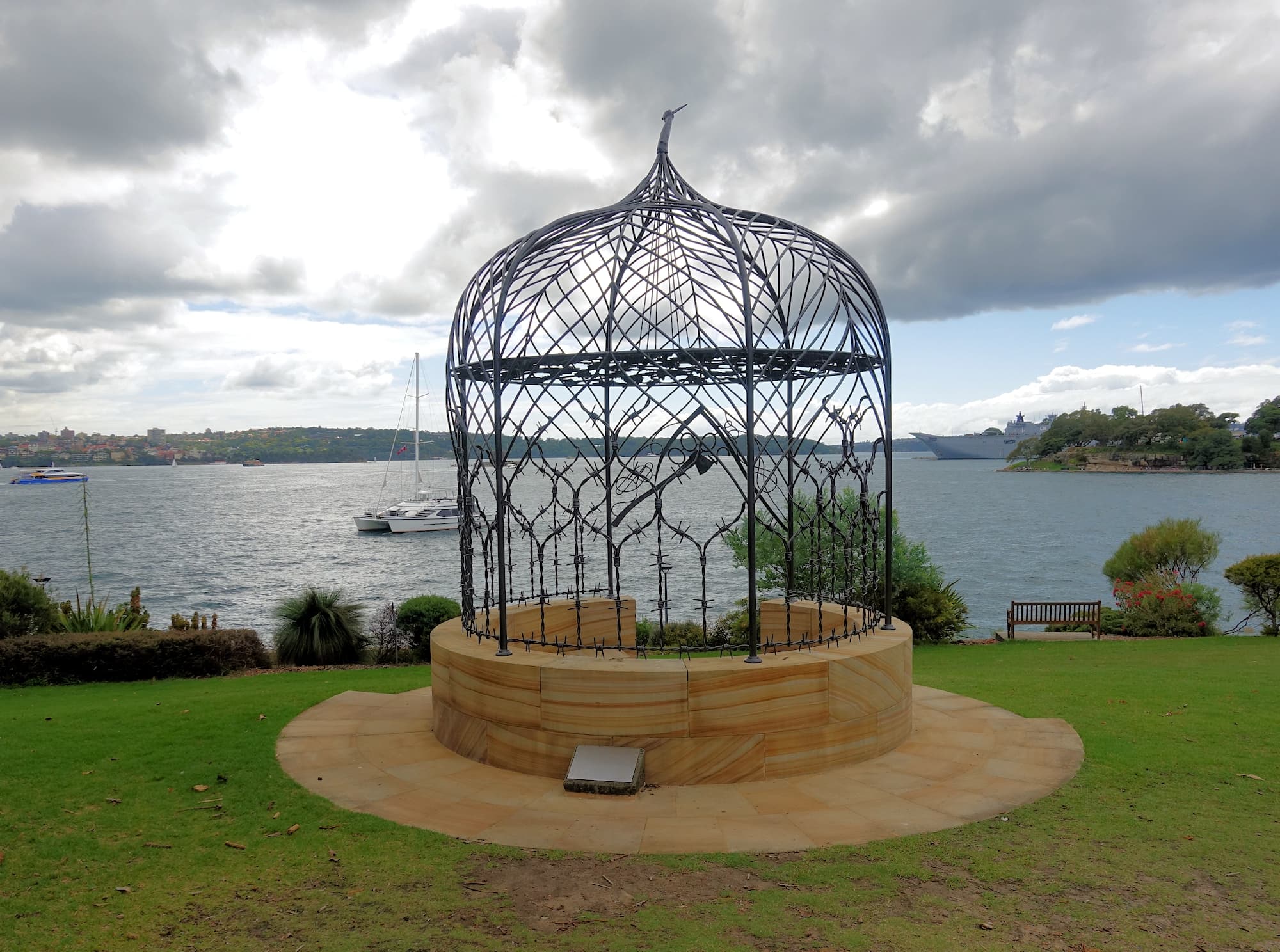 A Folly for Mrs Macquarie by Fiona Hall (2000), Royal Botanic Garden Sydney NSW