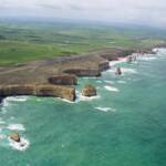 Helicopter - aerial view of the Great Ocean Road, VIC