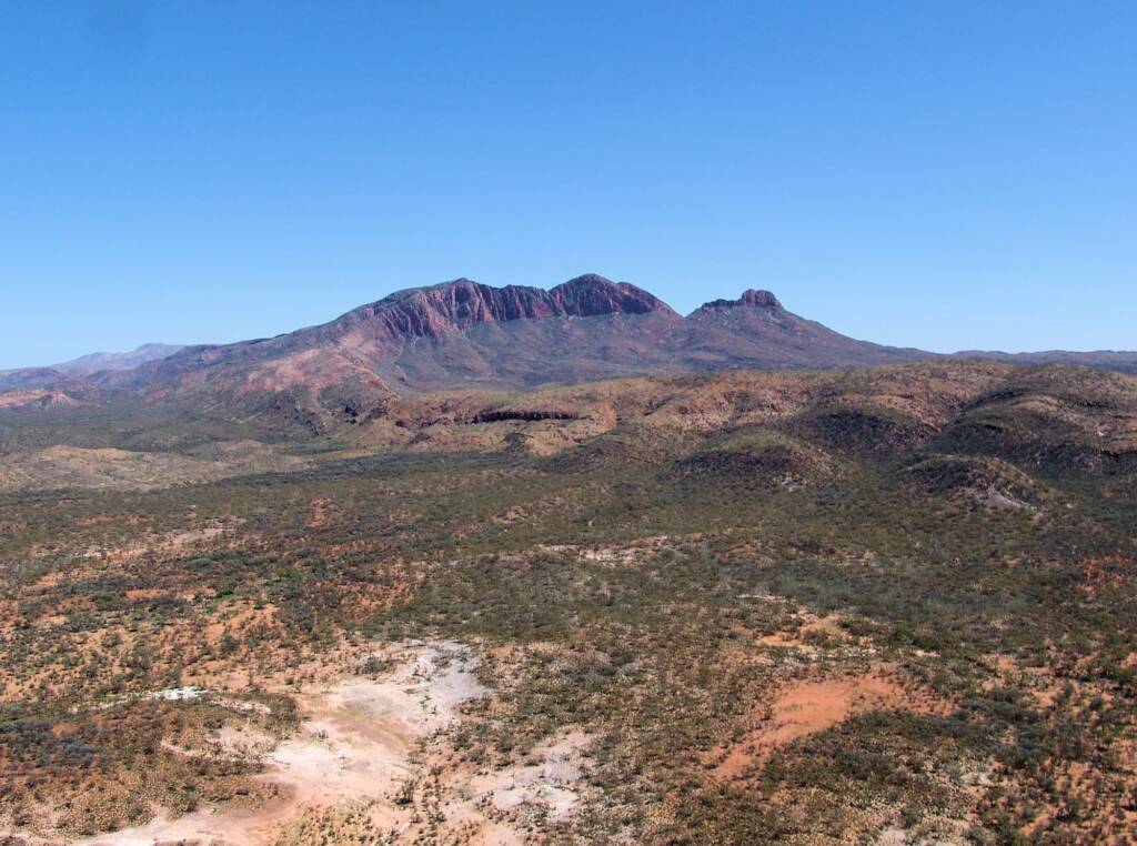 Mount Sonder, one of the iconic images along the Red Centre Way.