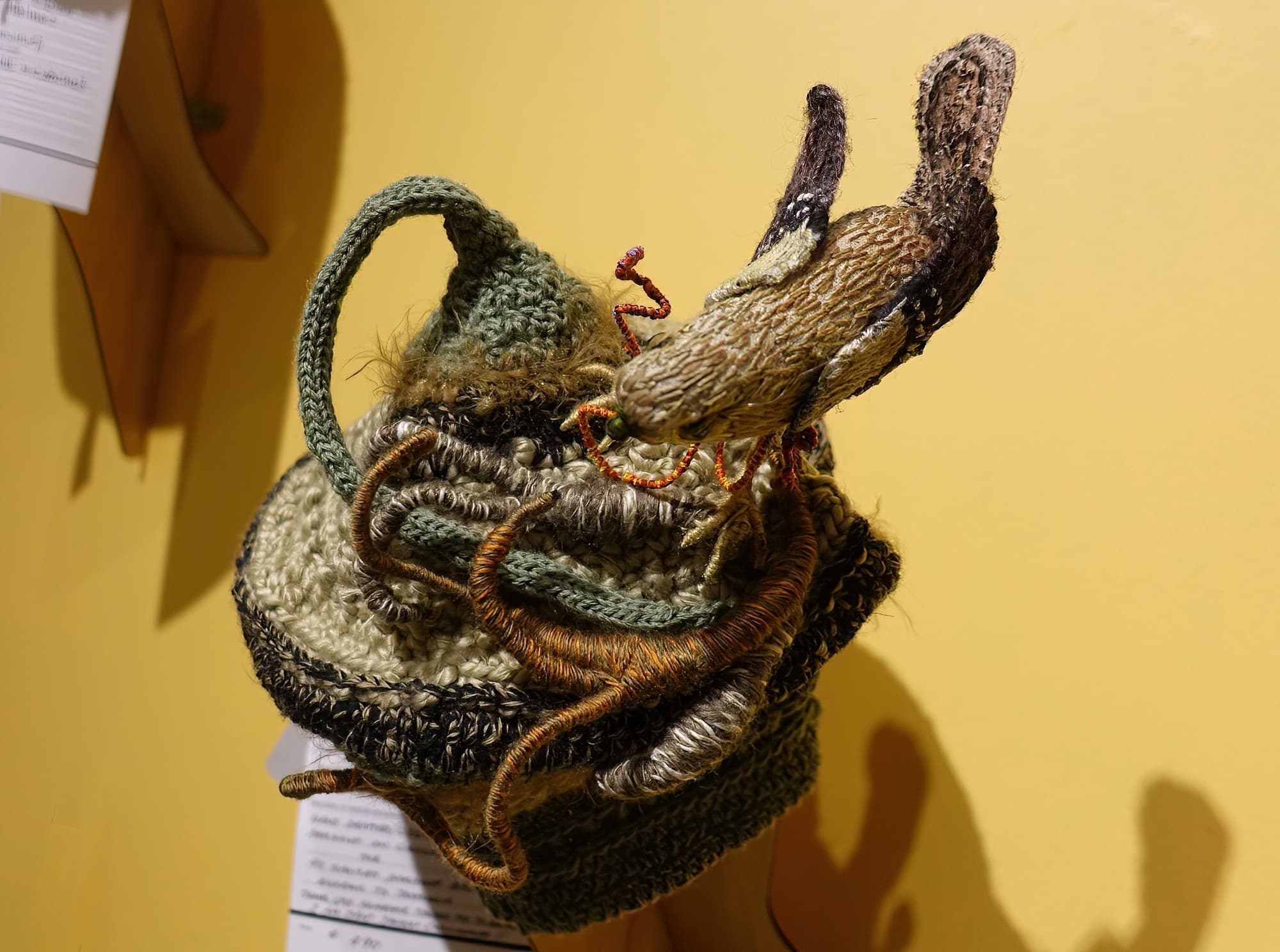"Little Aussie Endangered Bird" by Lorraine Boomer - Alice Springs Beanie Festival