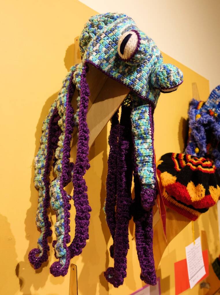 Octopus by Anna Rodriguez, Beldon WA Crochet yarn - Alice Springs Beanie Festival 2022