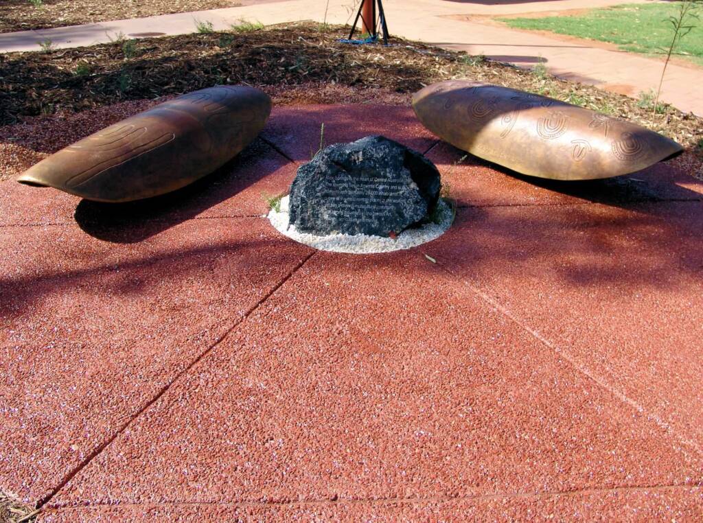 Alice Springs - heart of Central Australia - Arrernte Country - The Gathering Garden, Alice Springs NT