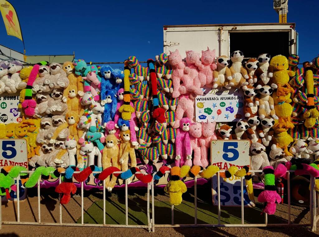 Funfair stall, Alice Springs Show 2023