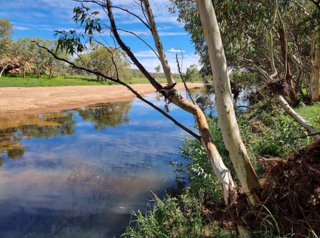 Todd River at the Alice Springs Telegraph Station, NT