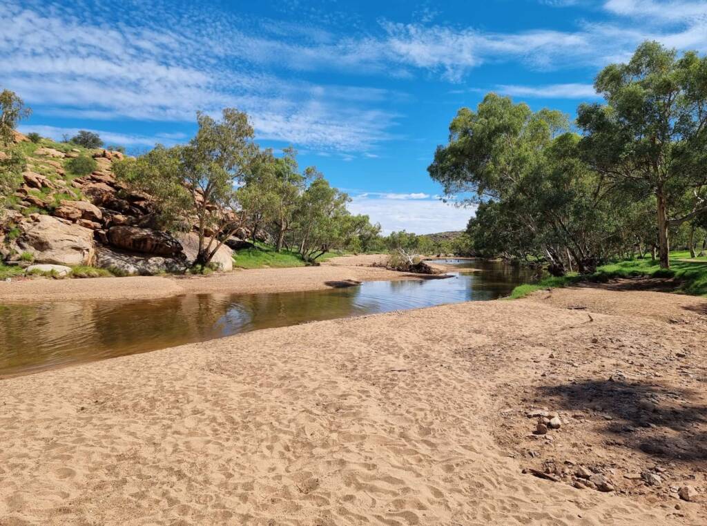 Todd River at the Alice Springs Telegraph Station, NT