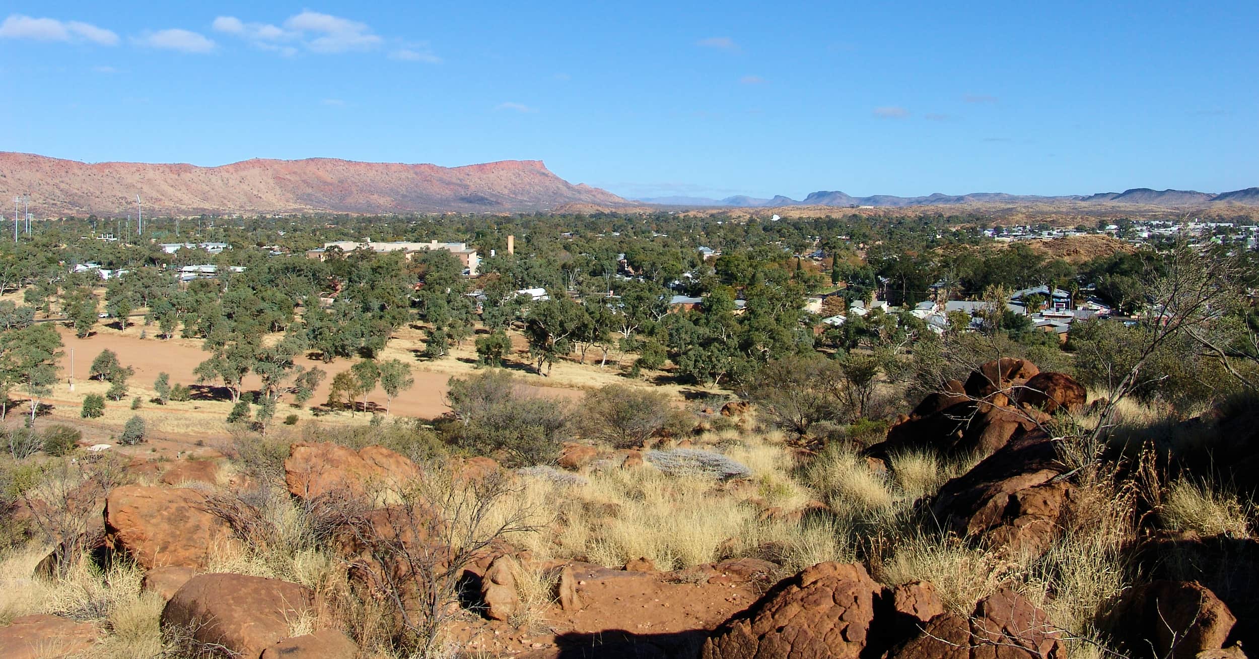 View of Mount Gillen from Annie Myers Hill Lookout