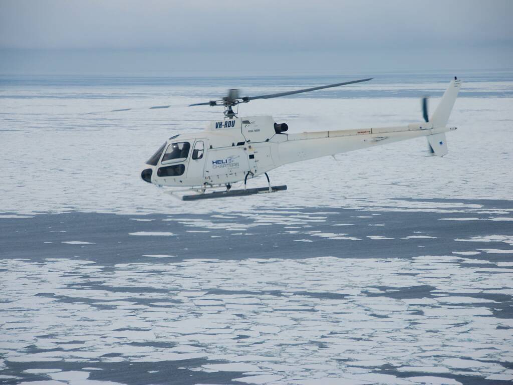 Helicopter, Antarctica © Jennifer Cooke