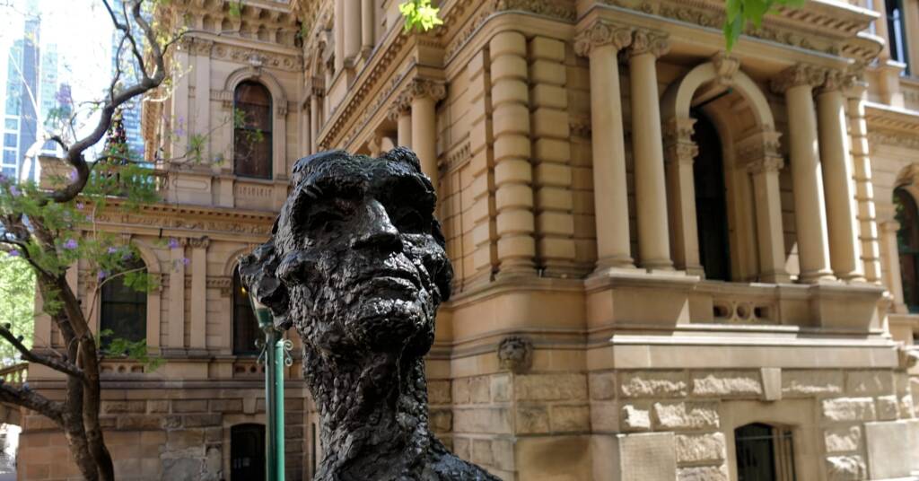 Australian painter Lloyd Rees is by artist Lawrence Beck, Sydney NSW