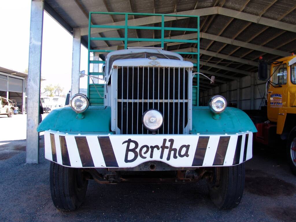 Bertha - Kurt Johannsen's Diamond T 980, National Road Transport Hall of Fame, Alice Springs NT