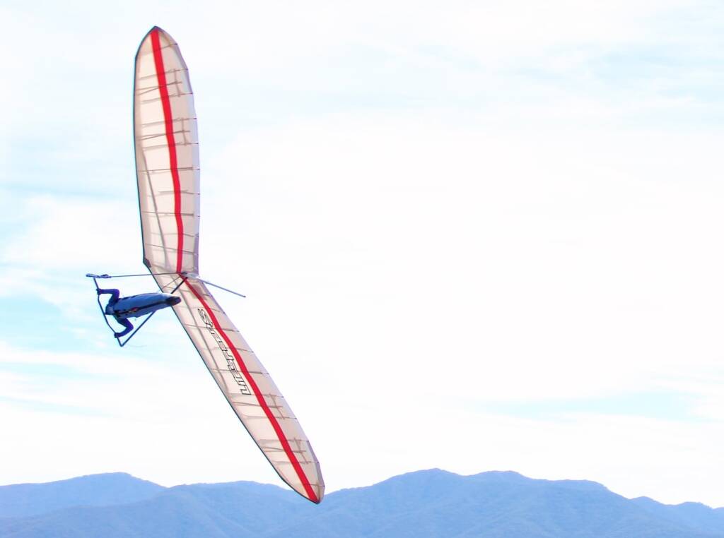 Hang-gliding from Mystic at Bright, VIC